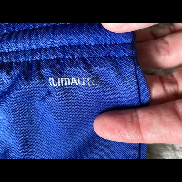 Blue adidas climalite shorts - Picture 2 of 6